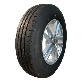 pneu + roue 185 R14C Rain Max 5 5½Jx14H2 ET30 67/112/5 métal léger gris