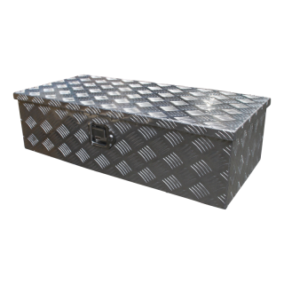 caisse à outils aluminium lxbxh 850x400x230mm serrure de coffre