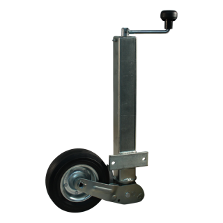 roue jockey escamotable ⧄60mm Ø200x60mm jante en acier