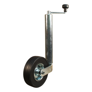 roue jockey Ø60mm 225x70mm jante en acier