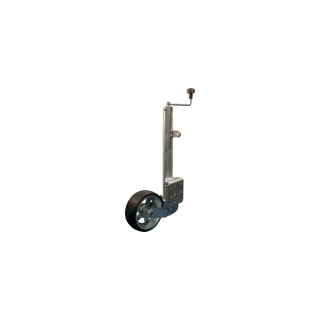 roue jockey escamotable Ø60mm Ø230x80mm jante en acier