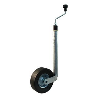 roue jockey Ø48mm 225x70mm jante en acier avec indicateur de charge du timon