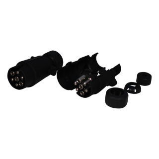 prise 7 broches plastique pliable 7 raccord à vis