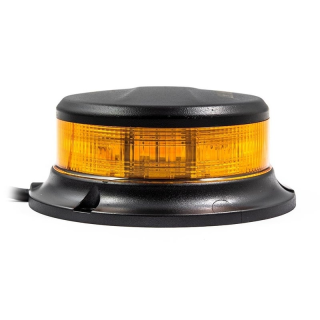 Gyrophare LED orange avec cabuchon orange | 12-24V | trois boulons | R65