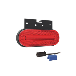 Feu de position LED rouge | 12-24V | 0,75mm². connecteur