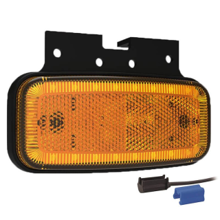 Feu de position LED orange | 12-24V | 0,75mm². connecteur