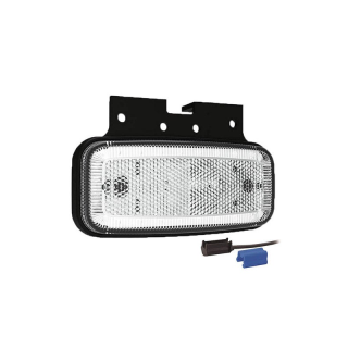 Feu de position LED blanc | 12-24V | 0,75mm². connecteur