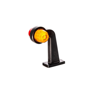 Feu de gabit LED droite rouge/ambre 24V 30cm cable