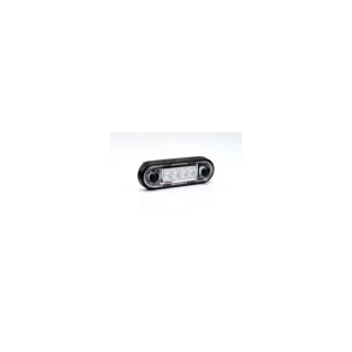 Feu de position LED encastré bleu 12-24V | câble de 0,15m.