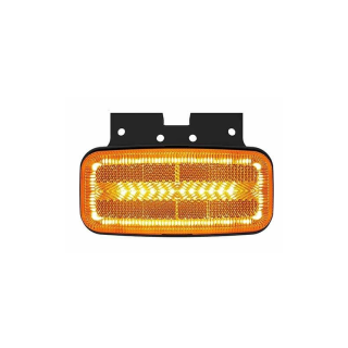 feu de position latéral avec fonction de clignotant cable 500mm 12/24vV orange