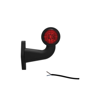 feu d'encombrement rood/wit droit câble 200 mm 12/24V