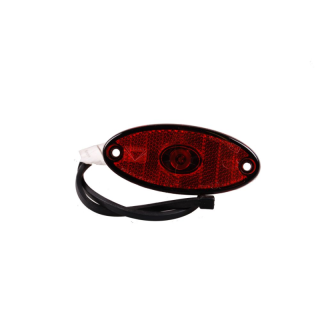 feu de position Flatpoint II LED rouge DC kabel 50cm