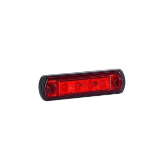 Feu de position LED rouge avec support | 24V | 50cm de cable