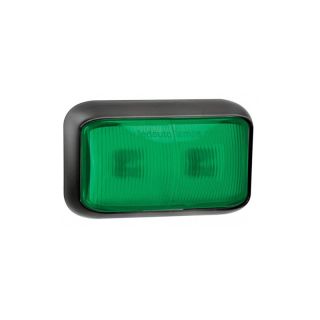 Feu de position LED vert | 12-24V | 40cm. cable