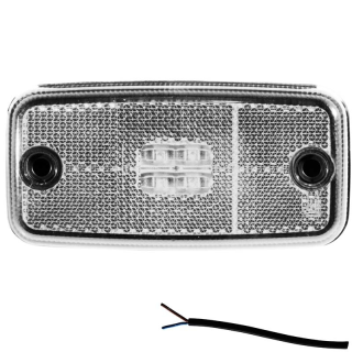 feu de position LED câble LED 12/24V 50cm blanc