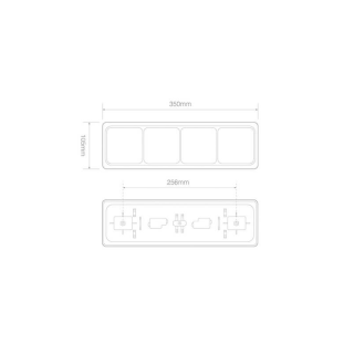 feu arrière LED câble universel 12/24V