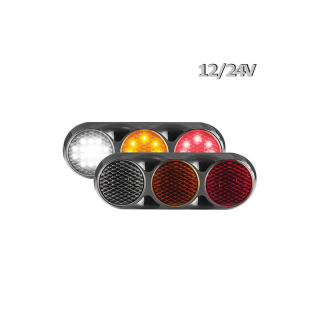 feu arrière LED câble universel 12/24V
