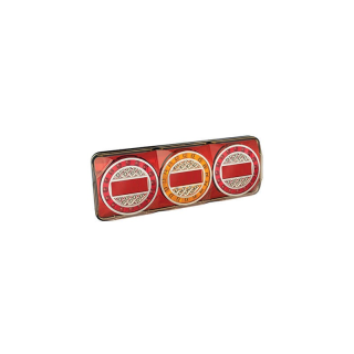 Feu arrière LED sans éclairage de la plaque d'immatriculation | 12-24V | 40cm. cable