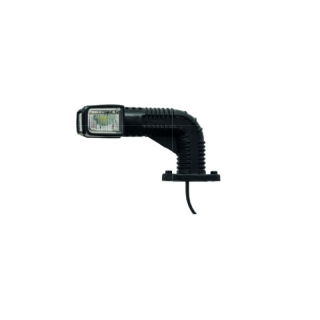 feu d'encombrement Superpoint IV, versie "Earpoint" LED, orange droit DC câble 1000mm