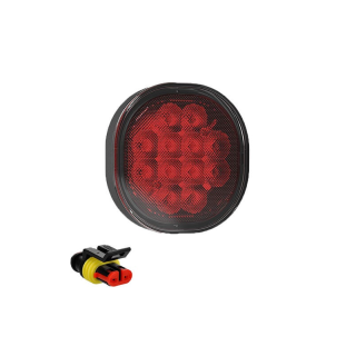 Feu de brouillard LED | 12-24V | cable 50cm. | Superseal (montage plat)