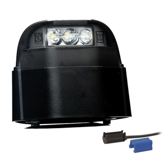 éclairage de plaque LED 12/24vV DC câble 500mm, 0,75mm²