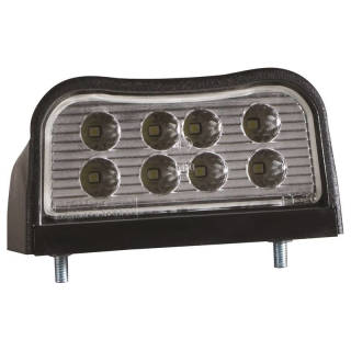 éclairage de plaque LED 12/24V P&R câble 200mm, 2x 1,5mm² rood/wit