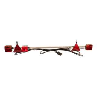 rampe de feux amovible métal réglable 1400-2100mm 750cm prise 7 pôles