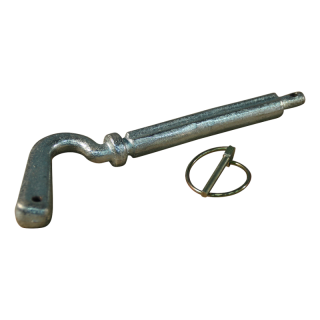 pièce de jeu de rotules articulées pour remorque tribenne goupille de verrouillage pour gorge unique réduction avec double sécurité (goupille supplémentaire) Ø18 / Ø10mm