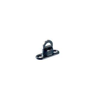 espagnolette noir pour œillet 17x11mm