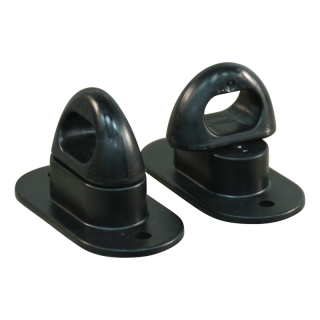 espagnolette plastique pour œillet 42x22mm noir