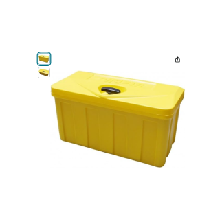 plastique jaune Stabilo®-box 500-4, espagnolette avec serrure lxbxh 530x250x300mm