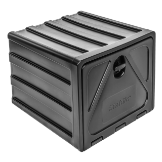 caisse à outils plastique Stabilo®-box 600-2, espagnolette avec serrure lxbxh 600x500x650mm