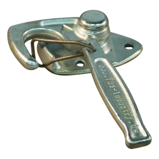 fixation d'angle avec ressort de sécurité en inox nr. 1 droit