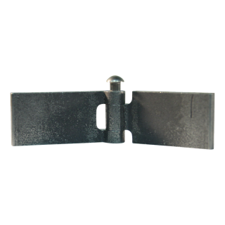 porte charnière droit avec goupille d'inox 30 x 60mm lame de charnière brut démontable