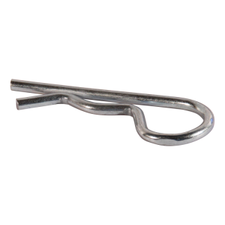 goupille béta, simple Ø4mm acier à ressort, galvanisé blanc