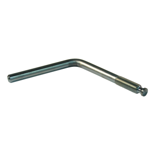 poignée pour console de roue jockey fixe 204mm x 126mm M16 t.b.v. KFG35 approprié pour Ifor Williams