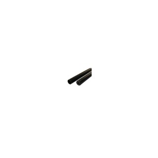 avec tube de protection 14-28 plastique, noir de jais RAL 9005 500 / 540