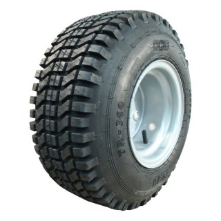 pneu + roue 18x7.00-8 5.50x8H2 ET-2 60/100/4 métal TR-360 gris argent
