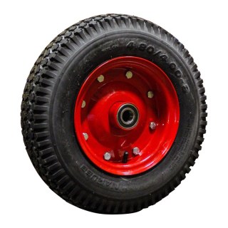 pneu + roue 4.80/4.00-8 3.00D-8 ET0 NL100mm métal S-2202 Rouge
