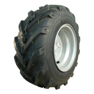 pneu + roue 16x6.50-8 5.50x8H2 ET-2 60/100/4 métal V-8501 gris argent
