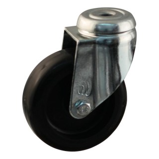 roulette pivotante 75mm serie 65 - 60 trou pour boulon palier lisse