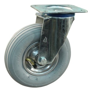roulette pivotante 200x50 1.25x3.8 (200x50) ET0 NL60mm métal HF-207A gris argent 200mm 12 montage de la plaque roulement à roul