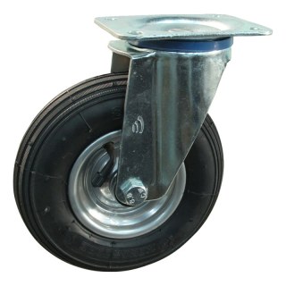 roulette pivotante 200x50 1.25x3.8 (200x50) ET0 NL60mm métal V-5501 gris argent 200mm 12 montage de la plaque roulement à roule