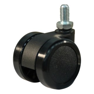 roulette pivotante 42mm série 65-73 draadstift M8 palier lisse
