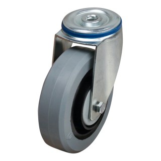 roulette pivotante 125mm série 14 ᠆ 15 trou pour boulon roulement à billes