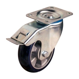 roulette pivotante avec frein 160mm série 03 ᠆ 15 trou pour boulon roulement à billes