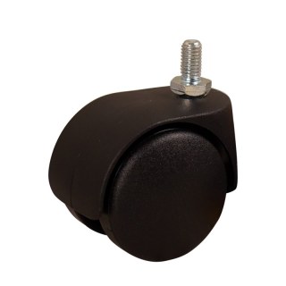 roulette pivotante 50mm série 65 - 68 draadstift M10 palier lisse