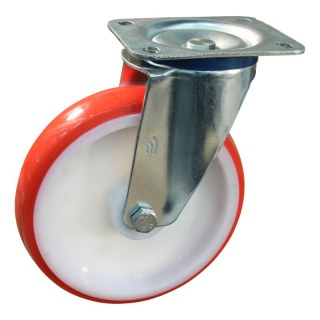 roulette pivotante 175mm série 27 ᠆ 15 montage de la plaque palier lisse