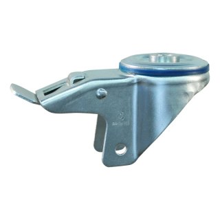 roulette pivotante avec frein 80mm serie 34 ᠆ 15 trou pour boulon roulement à rouleaux