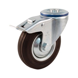 roulette pivotante avec frein 125mm série 02 ᠆ 15 trou pour boulon konus-kogellager